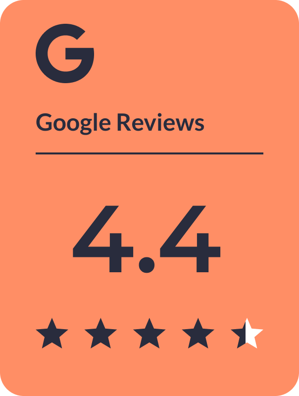 Google Reviews 4.4 stars