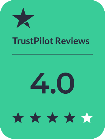 TrustPilot Reviews 4.0 stars